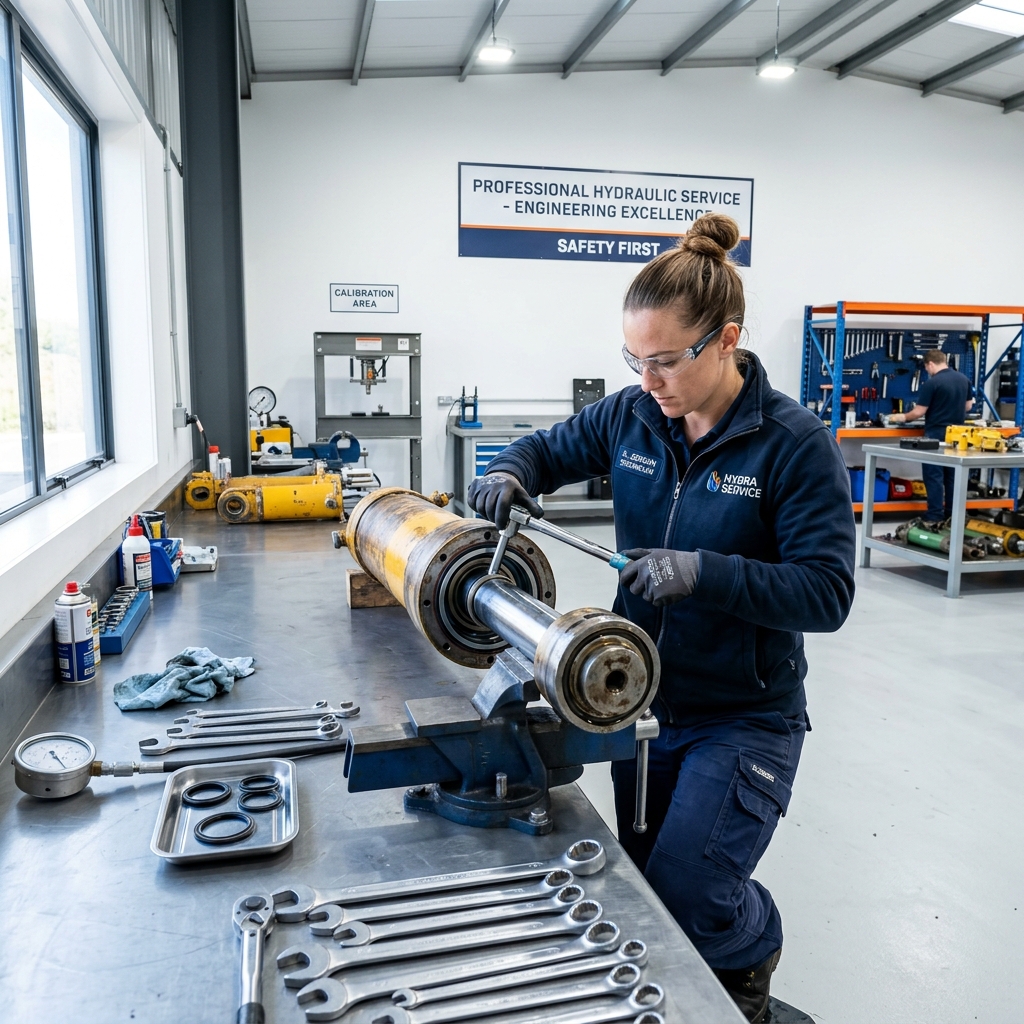 Repairing and Testing of Hydraulic Components